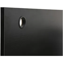 Stier Schreibtischplatte 140x80cm schwarz