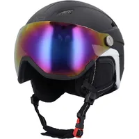 CMP Wa-2 Skihelm mit Visier, Schwarz,