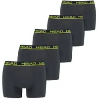 HEAD Herren Boxershorts, Multipack - Basic Boxer Trunks ECOM, Stretch Cotton Grau 2XL 10er Pack (2x5P)