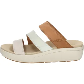 Keen ELLECITY SLIDE Damen Natural Leather/Clearly Aqua 41