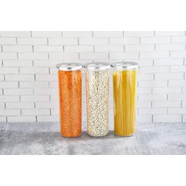 COFI Vorratsbehälter rund transparent 400 ml, 700 ml, 1250 ml, 1750 ml 3-tlg. Set