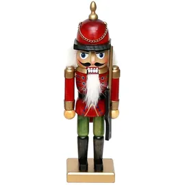Dekohelden24 Nussknacker Soldat Holz ca. 26 cm rot