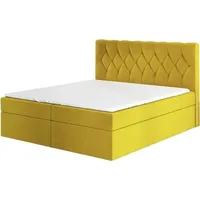 Mebloland Boxspringbett EIRIK 120 x 200 mit 2 Bettkästen,