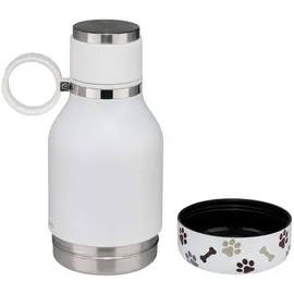 ASOBU Futter- und Wasserbehälter inkl. Reisenapf, 975ml,