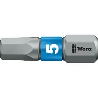 WERA 840/1 BTZ Innensechskant Bit 5x25mm, 1er-Pack (05056685001)