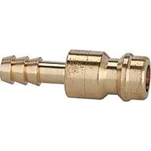 ede - riegler Riegler Einstecktülle für Kupplungen NW 5, Messing blank, Tülle LW 4
