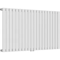 neu.haus Design Röhrenheizkörper 600 x 1200 mm 857 W weiß Mittelventil