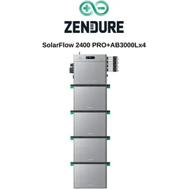 Zendure SolarFlow 2400 Pro + 1 x AB3000L Erweiterungsakku