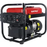 Matrix Notstromaggregat Benzin leise Generator Inverter Stromerzeuger Benzin Stromaggregat tragbar Stromgenerator IG 2000i | 2000 Watt | 4 T...