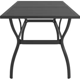 vidaXL Garten-Essgruppe 9-tlg. Grau