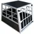 SCOBUTY Hundetransportbox S Aluminium