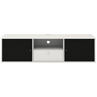 Hammel Furniture TV-Board Mistral Fernsehschrank, Medienmöbel, Hängend, Türen mit Akustikstoff, Schublade, Lowboard, B: 161,5 cm weiß