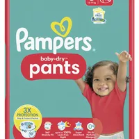 Pampers® Windeln baby-dryTM BIG PACK Größe Gr.5 (12-17 kg) für Babys und Kleinkinder (4-18 Monate), 54 St.
