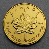 Royal Canadian Mint 1/20 Unze Goldmünze Maple Leaf