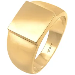 KUZZOI Siegelring Herren Rechteckig Glanz 925 Silber Ringe   