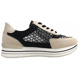 remonte D1329 Damen Weite E Beige/Schwarz 36