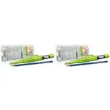 vasalat Pica Tieflochmarker Dry Longlife Stift 3030 mit 8 Ersatzminen gelb/rot