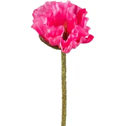 Deko-Blume MOHN - rosa & pink