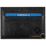 Hamburger SV HSV Kartenetui „Raute“ – Offizieller Fanartikel – Schwarzes Etui mit geprägter HSV-Raute – 100% Leder – 6 Kartenfächer – inkl. Geschenkbox – kompakt & elegant
