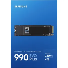 Samsung 990 EVO Plus 4TB, M.2 2280 / M-Key / PCIe 4.0 x4 (MZ-V9S4T0BW / MZ-V9S4T0B)