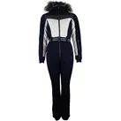 Peak mountain, Damen, Skijacke, Skianzug Damen (S), Weiss, Grau, Blau, S