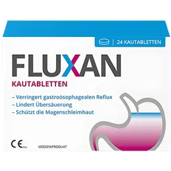 Fluxan Kautabletten gegen Sodbrennen und Reflux