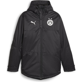 Puma Puma, Herren, Laufjacke, BVB Winter Jacket (XL), Schwarz, XL