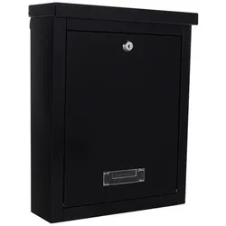 Rottner Tresor Briefkasten »Splashy Berry«, schwarz, Stahl, (B x H:) 31 x 40 cm