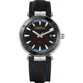 Michel Herbelin Newport Herrenarmbanduhr Blau 12288/AG45