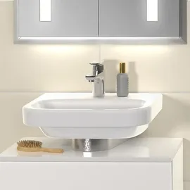 Villeroy & Boch Architectura Handwaschbecken 437346R1, weiß mit Hahnloch, ohne Überlauf