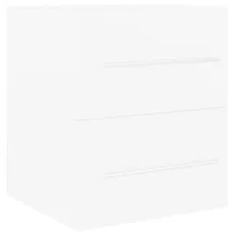 vidaXL Waschbeckenunterschrank Weiß 41x38,5x48 cm Holzwerkstoff