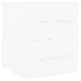 vidaXL Waschbeckenunterschrank Weiß 41x38,5x48 cm Holzwerkstoff
