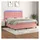 vidaXL Boxspringbett 180 x 200 cm Rosa