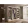 altdecor Schiebetürenschrank VESLI 250 x 215 x 61 cm Weiß