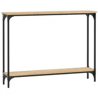 VidaXL Konsolentisch Sonoma-Eiche 100x22,5x75 cm Holzwerkstoff
