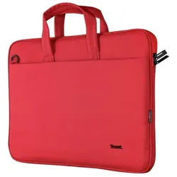 Trust Bologna Umweltfreundliche, schlanke Laptoptasche für 16 Zoll Laptops - Rot