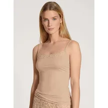 CALIDA Natural Comfort Lace Spaghetti Top Rosa L
