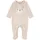 huggies babywear Strampler HUGGIES BABYWEAR "HUGN FOOTED COVERALL", Mädchen, Gr. 3 (6M/68), N-Gr, beige (granola), Cord, Obermaterial: 95% Polyester, 5% Elasthan, lang, Rundhals, abgesteppt, Overalls, Cord in elastischer Qualität