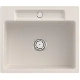 Villeroy & Boch Siluet 60 S flat crema + Handbetätigung