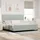 vidaXL Boxspringbett 200 x 200 cm Silber