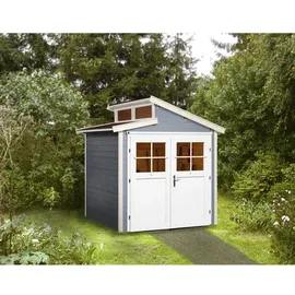 Weka Gartenhaus 226 2,05 x 2,09 m grau