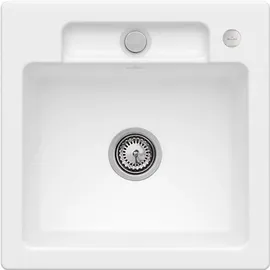 Villeroy & Boch Siluet 50 S stone white + Excenterbetätigung