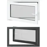 vidaXL Kellerfenster RISOR 100 x 60 cm grau