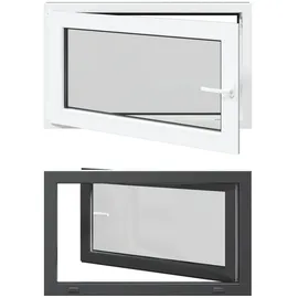vidaXL Kellerfenster RISOR 100 x 60 cm grau
