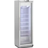 Royal Catering Gefrierschrank - 380 L - - Glastür - Silbern - Kältemittel R290