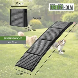 Trutzholm Hunderampe klappbar 180 cm grau