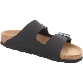 Birkenstock Arizona Vegan Birko-Flor Nubuk schmal schwarz 38