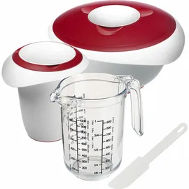 Westmark 4 tlg. Set mit Schüsseln, Messkanne Gerda + Kuchenlöser, 315522E7