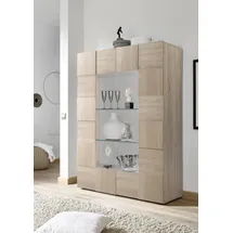 Home Affaire Standvitrine Dama 166 x 121 x 0 cm Braun