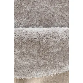 MY HOME Hochflor-Teppich Malin, rund, Höhe: 43 mm, Uni-Farben, leicht glänzend, besonders flauschig durch Mikrofaser grau Ø 190 cm x 43 mm